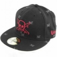 Бейсболка Fourstar Street Pirate Black/Red/Grey 2009 г инфо 1471w.