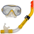 Комплект "Aquatics" Маска "Montego" и трубка "Montego", цвет: желтый по заказу компании Aqua Lung инфо 8379o.
